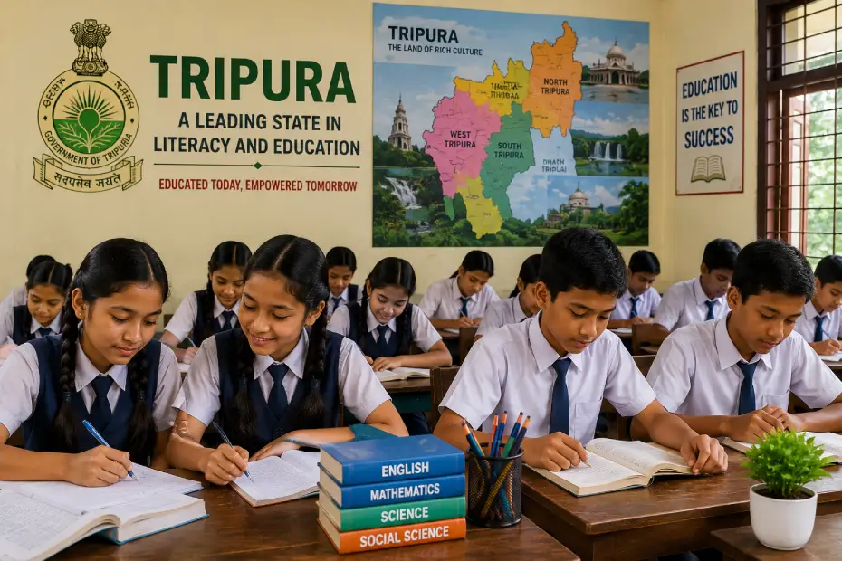 त्रिपुरा राज्य की शिक्षा और भारत के सबसे साक्षर राज्यों में शामिल शैक्षणिक वातावरण